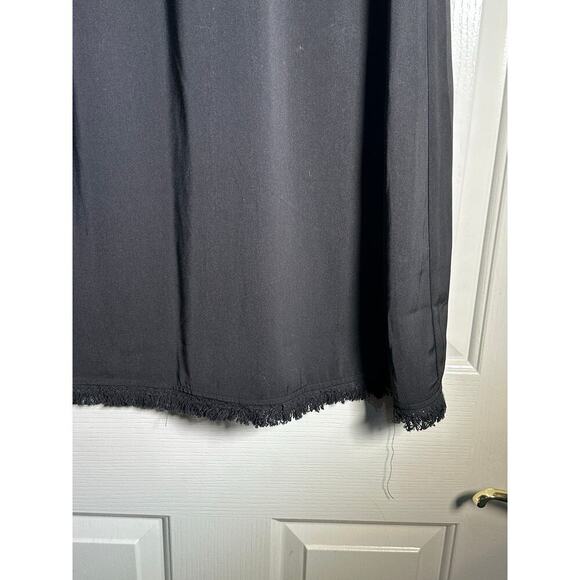 Goldray Women's Black Front Zip Sleeveless Mini Dress Size Large - Picture 6 of 7